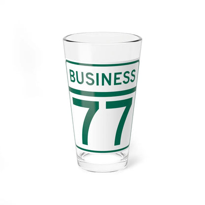 MD Route 77 Business (Maryland) (Road Sign) Pint Glass 16oz 16oz - Go Mug Yourself
