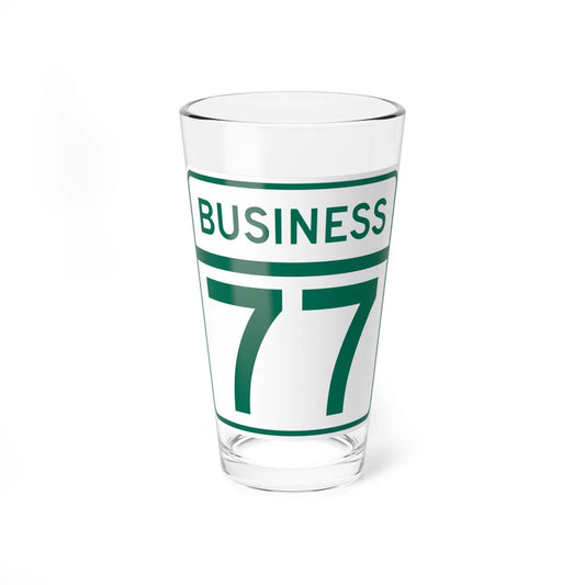 MD Route 77 Business (Maryland) (Road Sign) Pint Glass 16oz 16oz - Go Mug Yourself