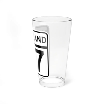 MD Route 77 (Maryland) (Road Sign) Pint Glass 16oz - Go Mug Yourself