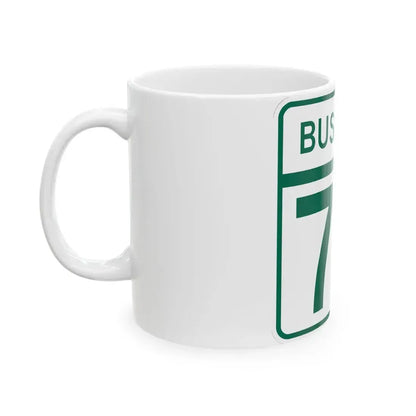 MD Route 78 Business (Maryland) (Road Sign) White Coffee Mug - Go Mug Yourself