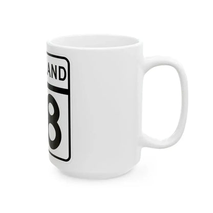MD Route 78 (Maryland) (Road Sign) White Coffee Mug - Go Mug Yourself