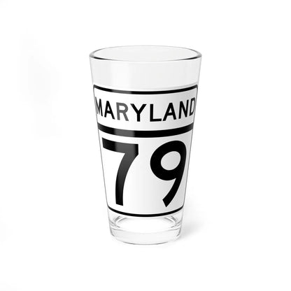MD Route 79 (Maryland) (Road Sign) Pint Glass 16oz 16oz - Go Mug Yourself