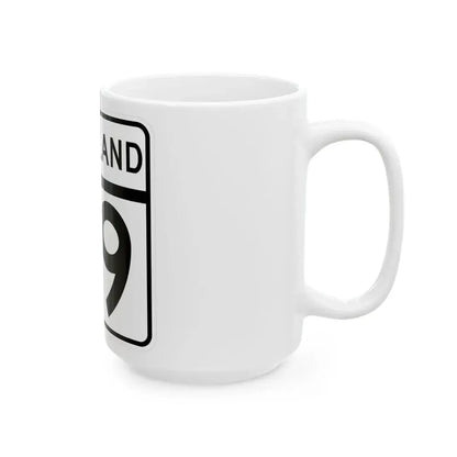 MD Route 79 (Maryland) (Road Sign) White Coffee Mug - Go Mug Yourself