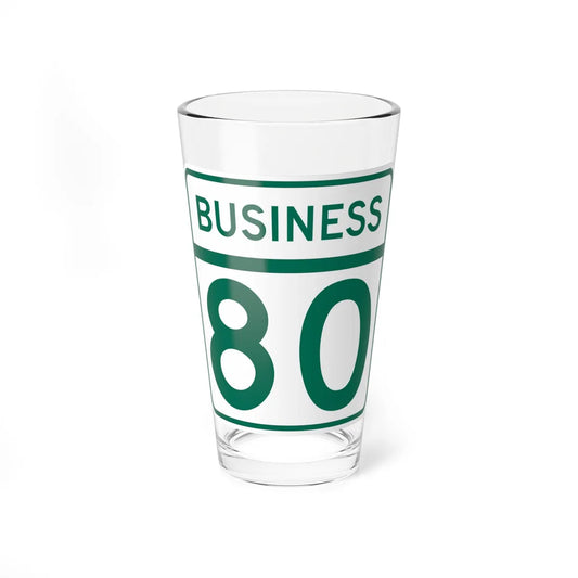 MD Route 80 Business (Maryland) (Road Sign) Pint Glass 16oz 16oz - Go Mug Yourself