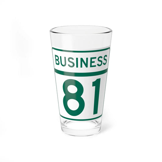 MD Route 81 Business (Maryland) (Road Sign) Pint Glass 16oz 16oz - Go Mug Yourself