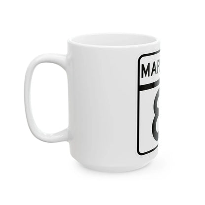 MD Route 81 (Maryland) (Road Sign) White Coffee Mug - Go Mug Yourself