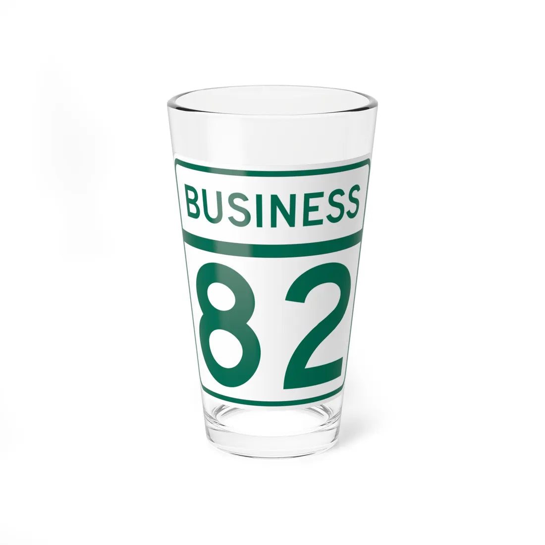 MD Route 82 Business (Maryland) (Road Sign) Pint Glass 16oz 16oz - Go Mug Yourself