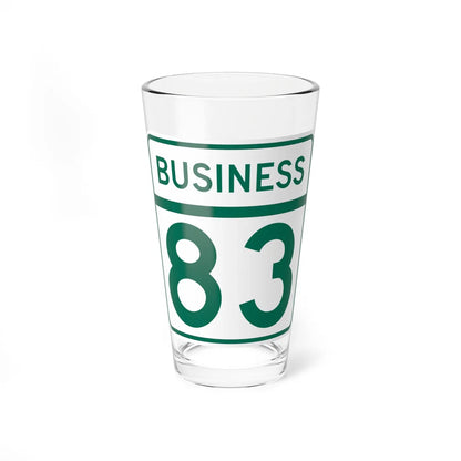 MD Route 83 Business (Maryland) (Road Sign) Pint Glass 16oz 16oz - Go Mug Yourself