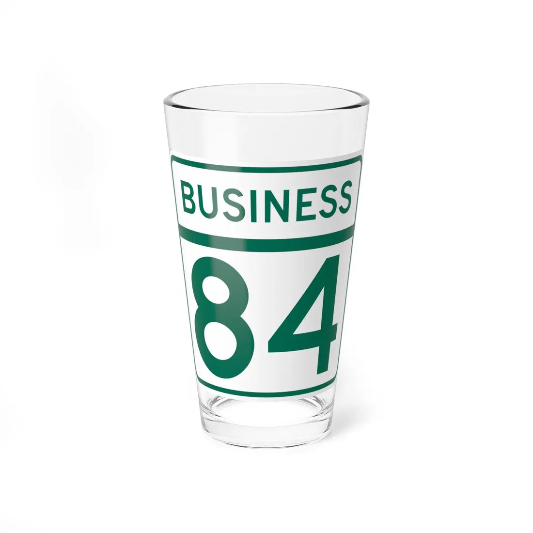 MD Route 84 Business (Maryland) (Road Sign) Pint Glass 16oz 16oz - Go Mug Yourself