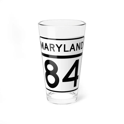 MD Route 84 (Maryland) (Road Sign) Pint Glass 16oz 16oz - Go Mug Yourself