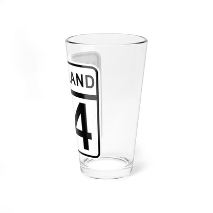 MD Route 84 (Maryland) (Road Sign) Pint Glass 16oz - Go Mug Yourself