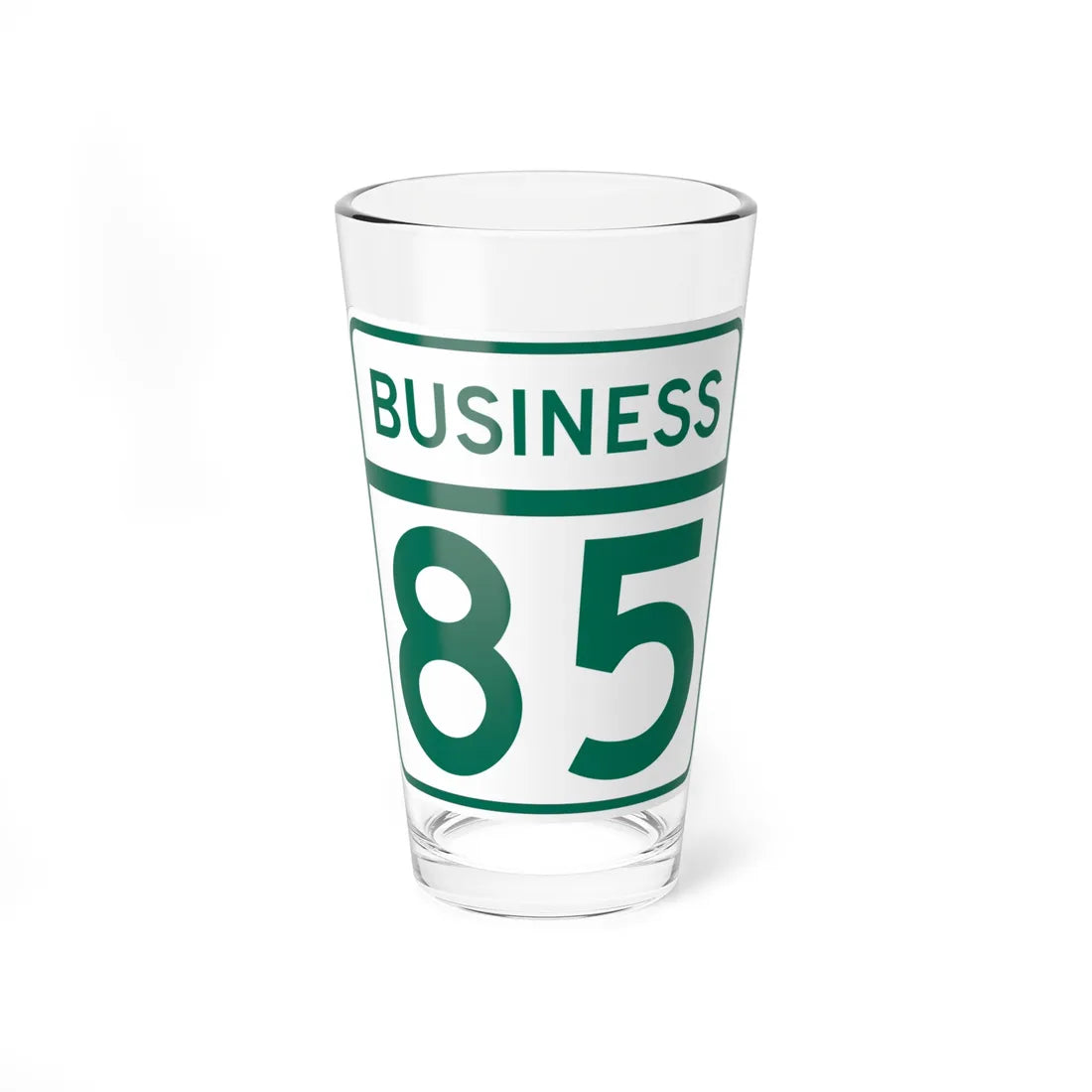 MD Route 85 Business (Maryland) (Road Sign) Pint Glass 16oz 16oz - Go Mug Yourself