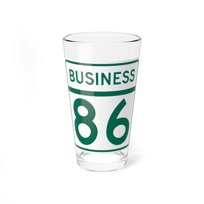 MD Route 86 Business (Maryland) (Road Sign) Pint Glass 16oz 16oz - Go Mug Yourself