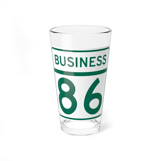 MD Route 86 Business (Maryland) (Road Sign) Pint Glass 16oz 16oz - Go Mug Yourself