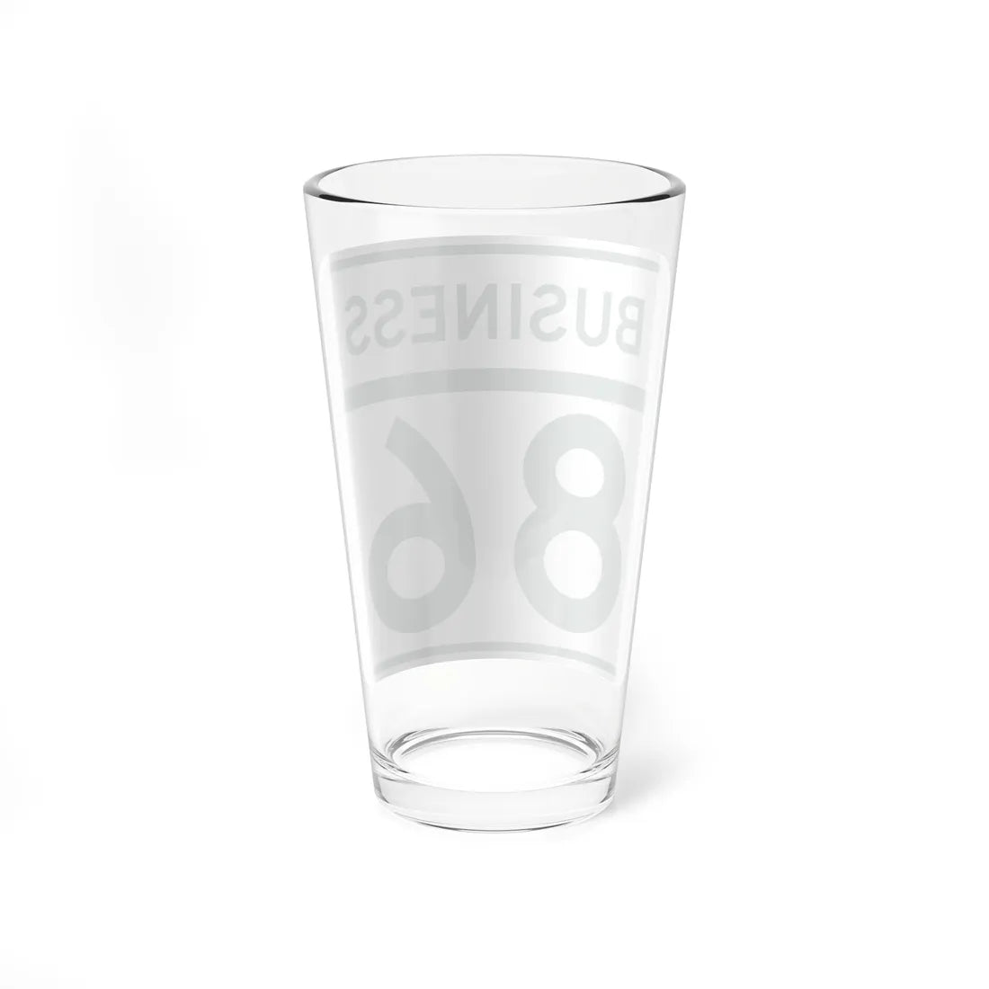 MD Route 86 Business (Maryland) (Road Sign) Pint Glass 16oz - Go Mug Yourself