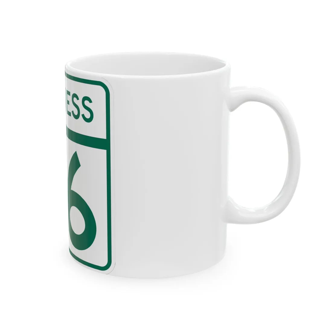 MD Route 86 Business (Maryland) (Road Sign) White Coffee Mug - Go Mug Yourself