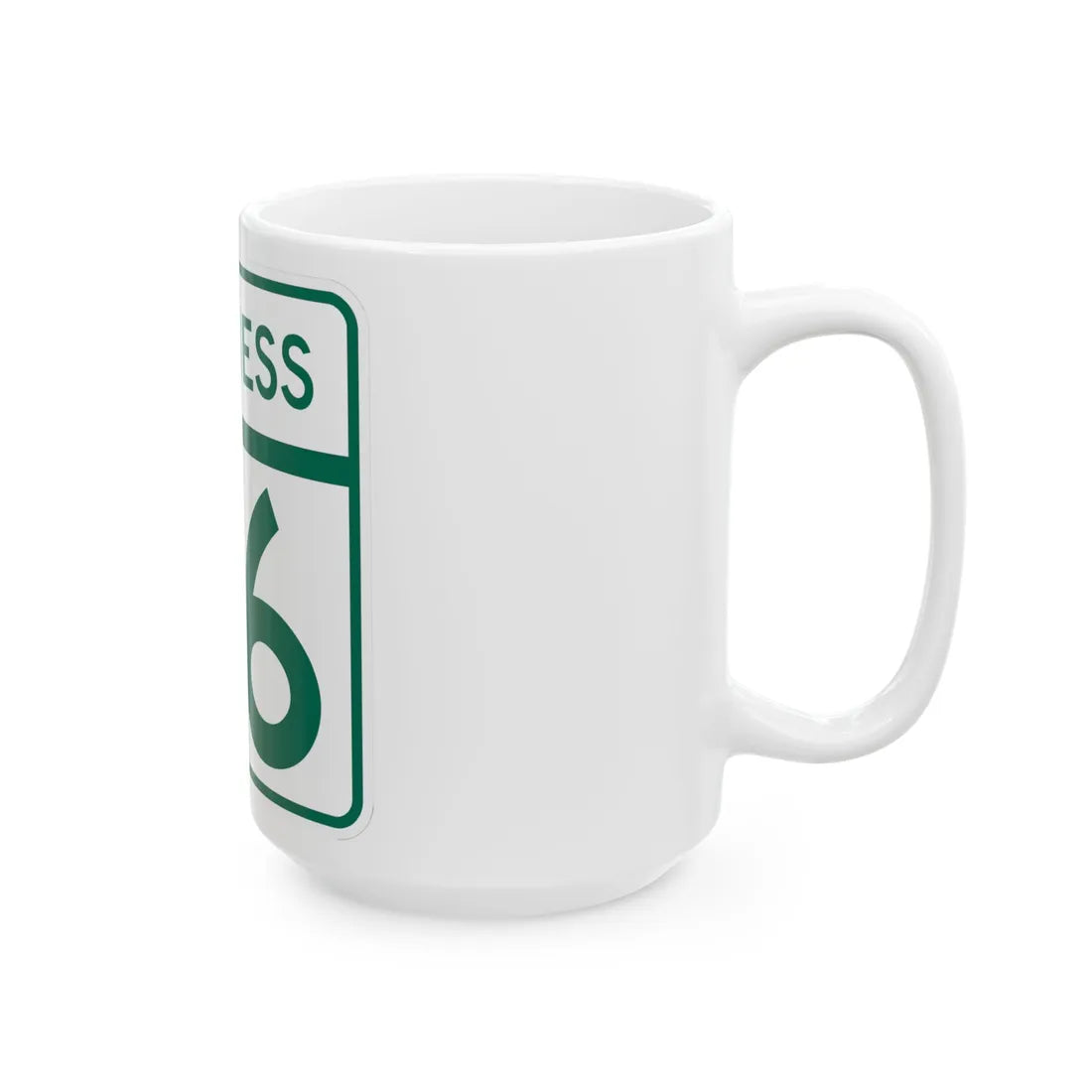 MD Route 86 Business (Maryland) (Road Sign) White Coffee Mug - Go Mug Yourself