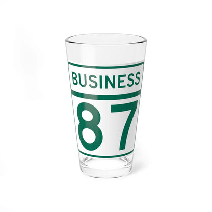 MD Route 87 Business (Maryland) (Road Sign) Pint Glass 16oz 16oz - Go Mug Yourself