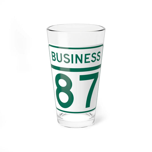 MD Route 87 Business (Maryland) (Road Sign) Pint Glass 16oz 16oz - Go Mug Yourself