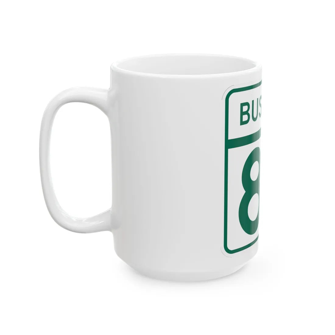 MD Route 87 Business (Maryland) (Road Sign) White Coffee Mug - Go Mug Yourself