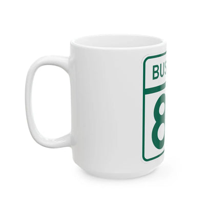 MD Route 87 Business (Maryland) (Road Sign) White Coffee Mug - Go Mug Yourself