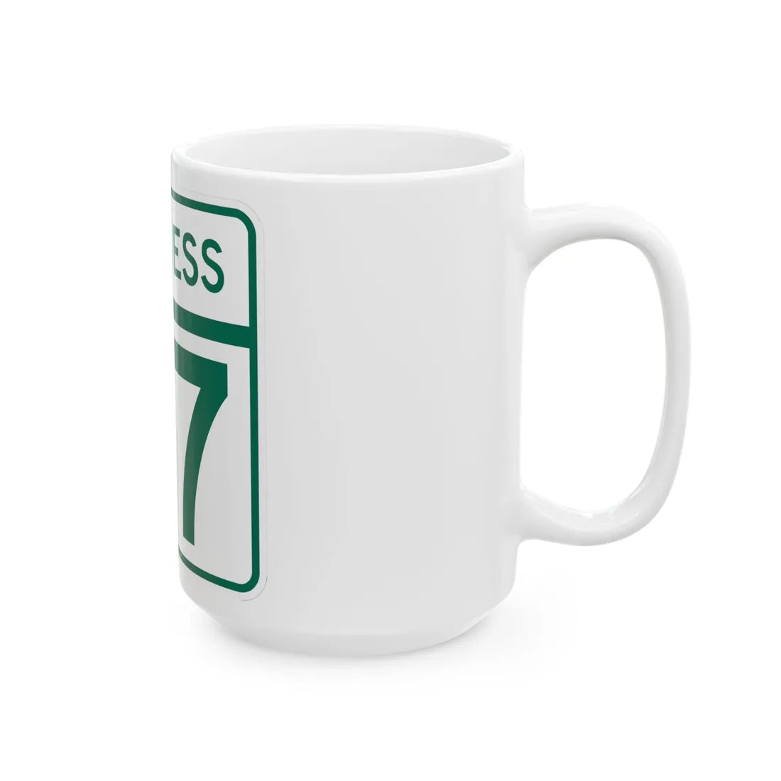 MD Route 87 Business (Maryland) (Road Sign) White Coffee Mug - Go Mug Yourself