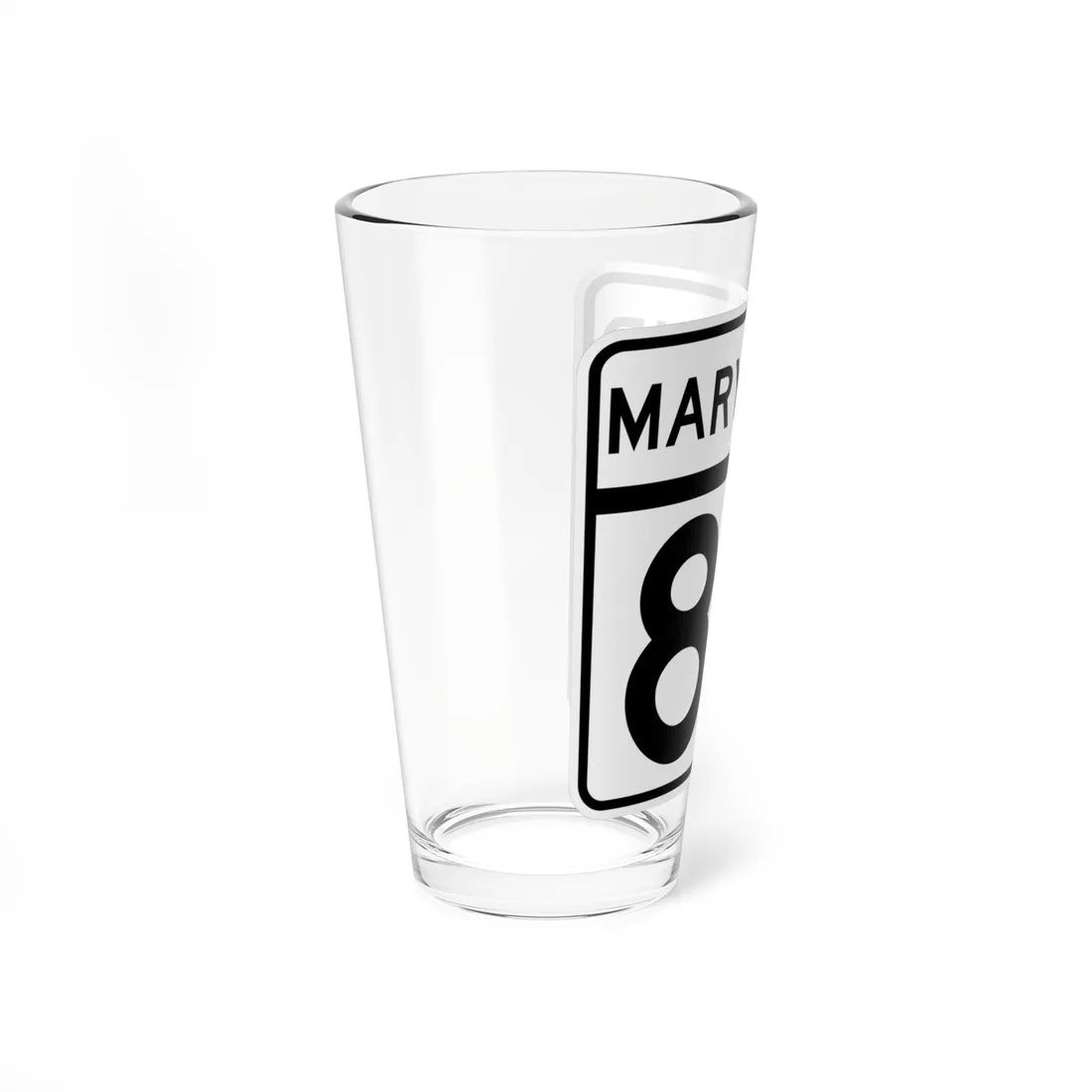 MD Route 87 (Maryland) (Road Sign) Pint Glass 16oz - Go Mug Yourself