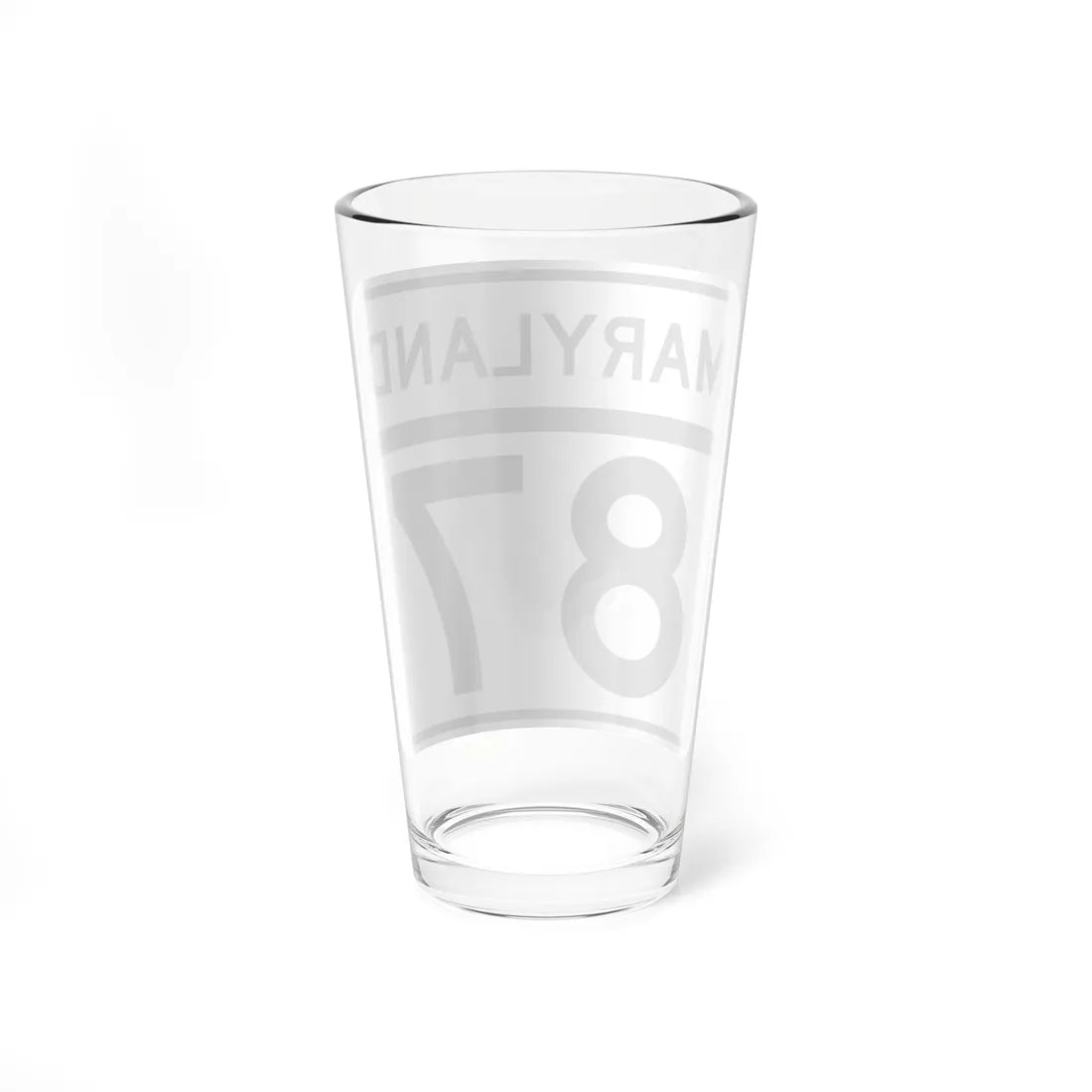 MD Route 87 (Maryland) (Road Sign) Pint Glass 16oz - Go Mug Yourself