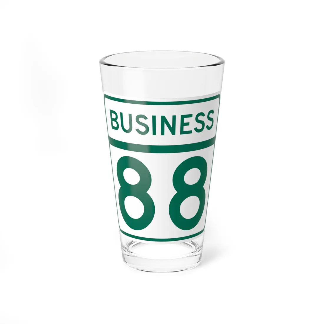 MD Route 88 Business (Maryland) (Road Sign) Pint Glass 16oz 16oz - Go Mug Yourself