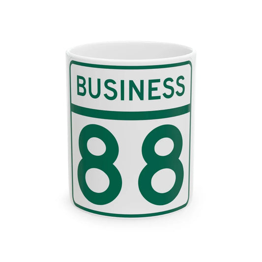 MD Route 88 Business (Maryland) (Road Sign) White Coffee Mug 11oz - Go Mug Yourself