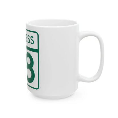 MD Route 88 Business (Maryland) (Road Sign) White Coffee Mug - Go Mug Yourself