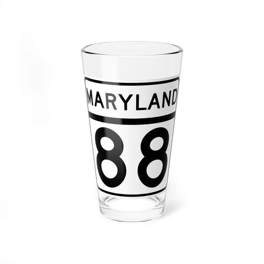 MD Route 88 (Maryland) (Road Sign) Pint Glass 16oz 16oz - Go Mug Yourself