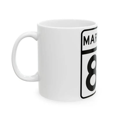 MD Route 88 (Maryland) (Road Sign) White Coffee Mug - Go Mug Yourself