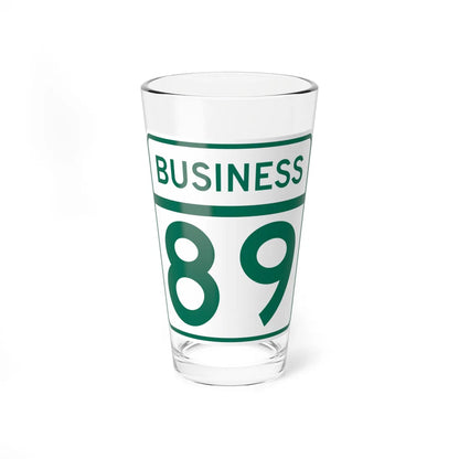 MD Route 89 Business (Maryland) (Road Sign) Pint Glass 16oz 16oz - Go Mug Yourself