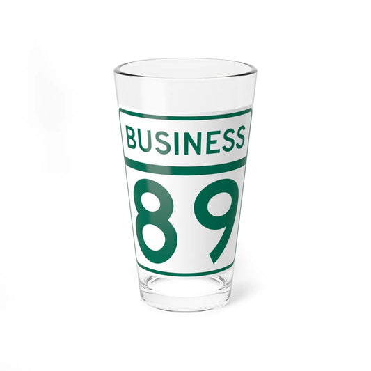 MD Route 89 Business (Maryland) (Road Sign) Pint Glass 16oz 16oz - Go Mug Yourself