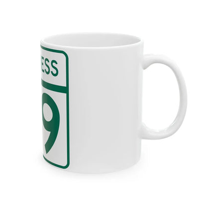 MD Route 89 Business (Maryland) (Road Sign) White Coffee Mug - Go Mug Yourself