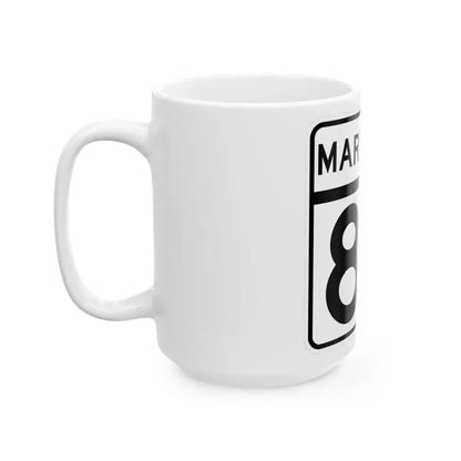 MD Route 89 (Maryland) (Road Sign) White Coffee Mug - Go Mug Yourself
