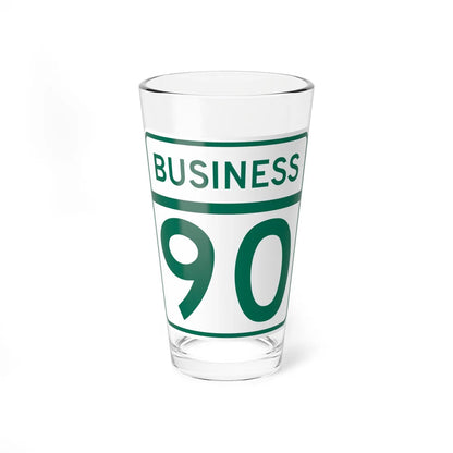 MD Route 90 Business (Maryland) (Road Sign) Pint Glass 16oz 16oz - Go Mug Yourself