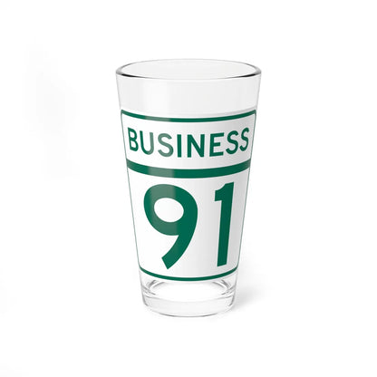 MD Route 91 Business (Maryland) (Road Sign) Pint Glass 16oz 16oz - Go Mug Yourself