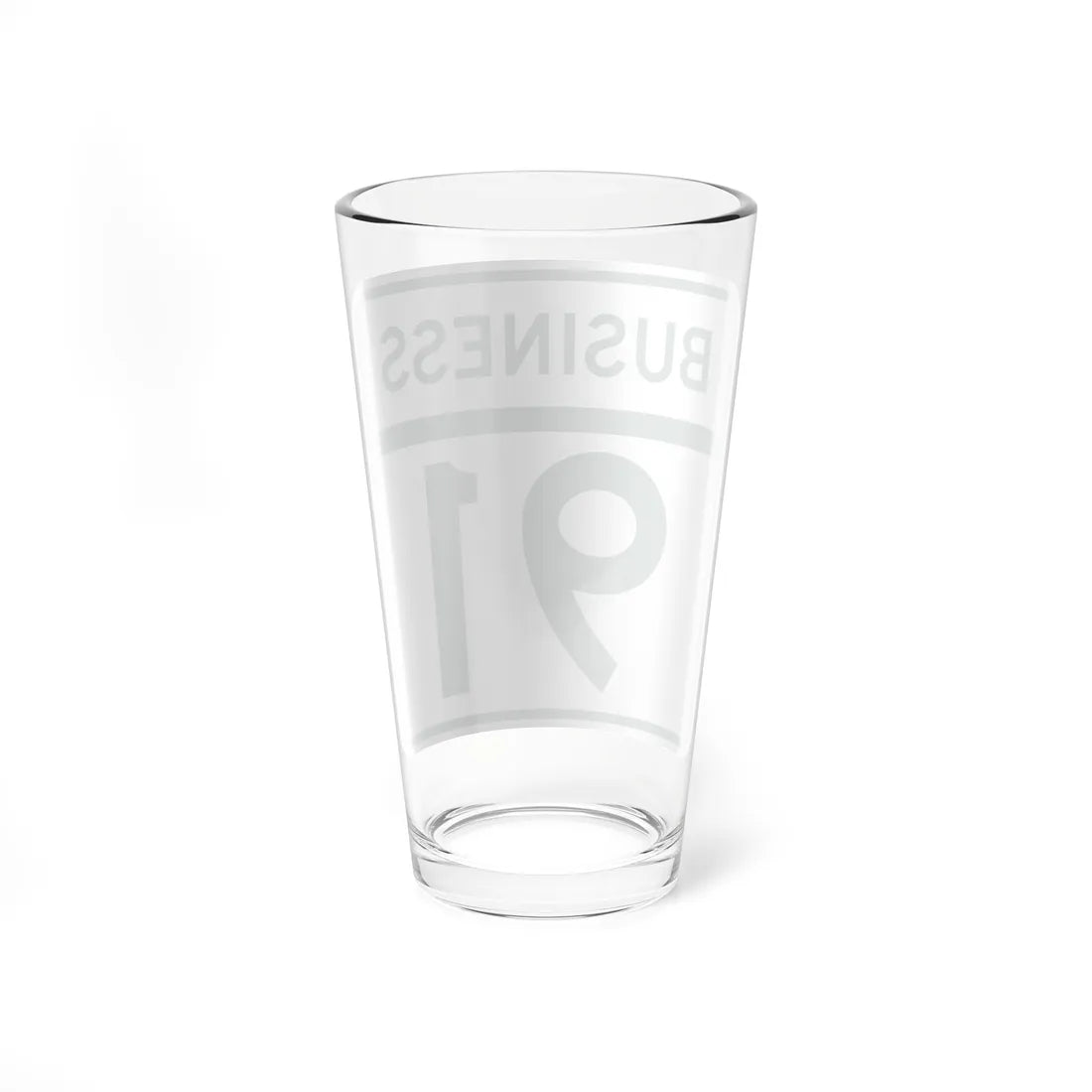 MD Route 91 Business (Maryland) (Road Sign) Pint Glass 16oz - Go Mug Yourself