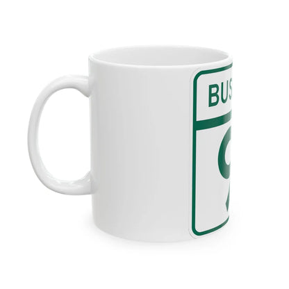 MD Route 91 Business (Maryland) (Road Sign) White Coffee Mug - Go Mug Yourself