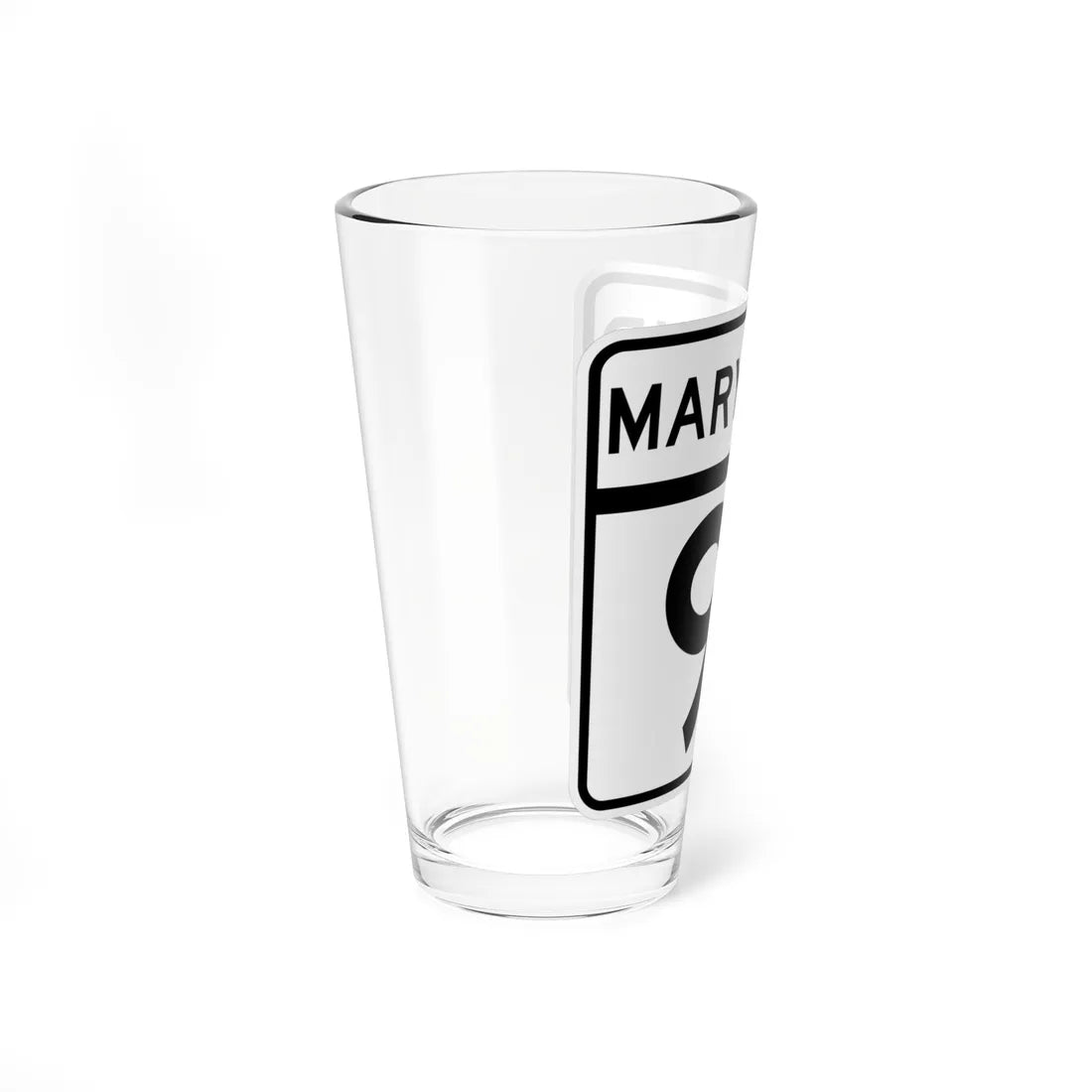 MD Route 91 (Maryland) (Road Sign) Pint Glass 16oz - Go Mug Yourself