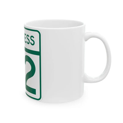 MD Route 92 Business (Maryland) (Road Sign) White Coffee Mug - Go Mug Yourself