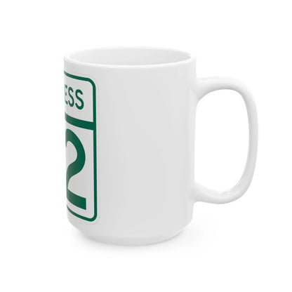 MD Route 92 Business (Maryland) (Road Sign) White Coffee Mug - Go Mug Yourself