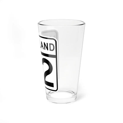 MD Route 92 (Maryland) (Road Sign) Pint Glass 16oz - Go Mug Yourself