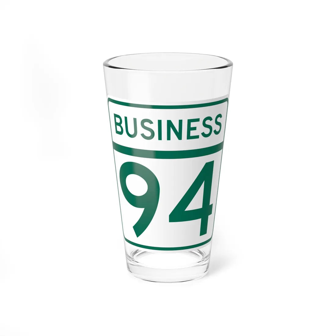 MD Route 94 Business (Maryland) (Road Sign) Pint Glass 16oz 16oz - Go Mug Yourself