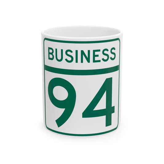 MD Route 94 Business (Maryland) (Road Sign) White Coffee Mug 11oz - Go Mug Yourself