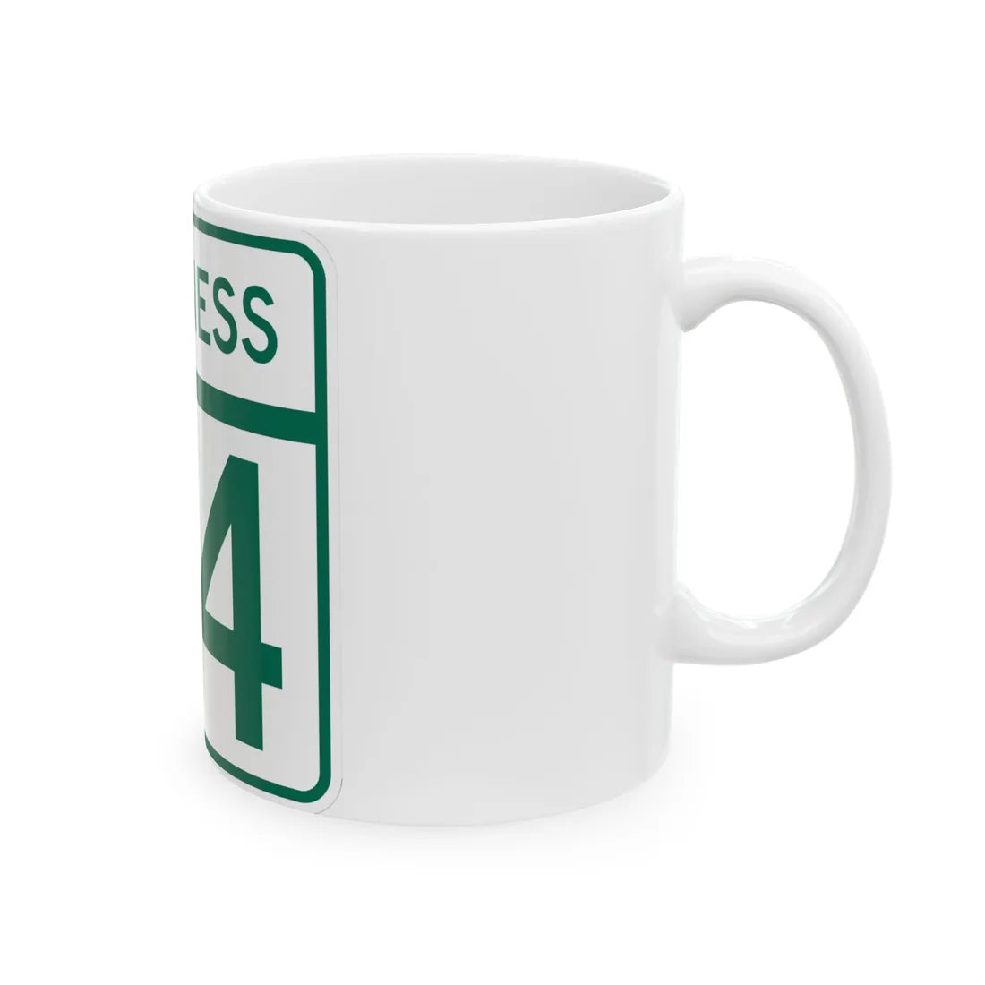 MD Route 94 Business (Maryland) (Road Sign) White Coffee Mug - Go Mug Yourself