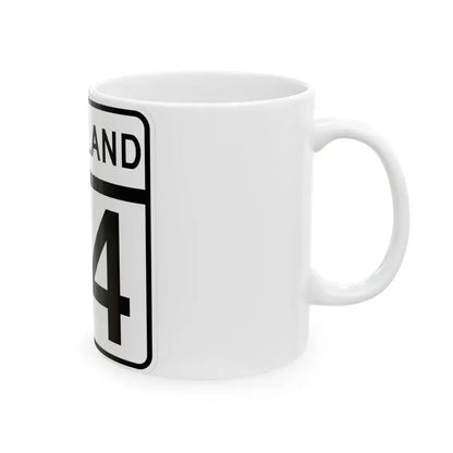 MD Route 94 (Maryland) (Road Sign) White Coffee Mug - Go Mug Yourself