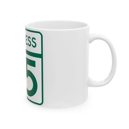 MD Route 95 Business (Maryland) (Road Sign) White Coffee Mug - Go Mug Yourself